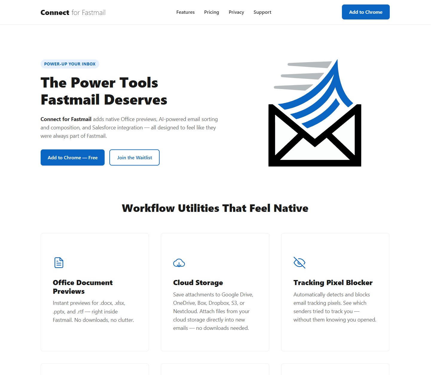 Connect for Fastmail